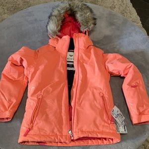 Roxy American pie solid insulated snowboard jacket ( Girl M)